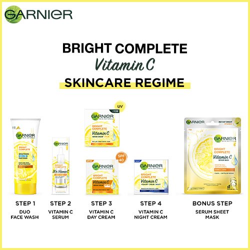 Garnier Bright Complete Skincare Regime